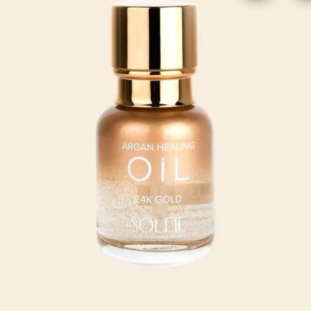 Brand New Soleil 24K Gold Argan Healing Hair Oil